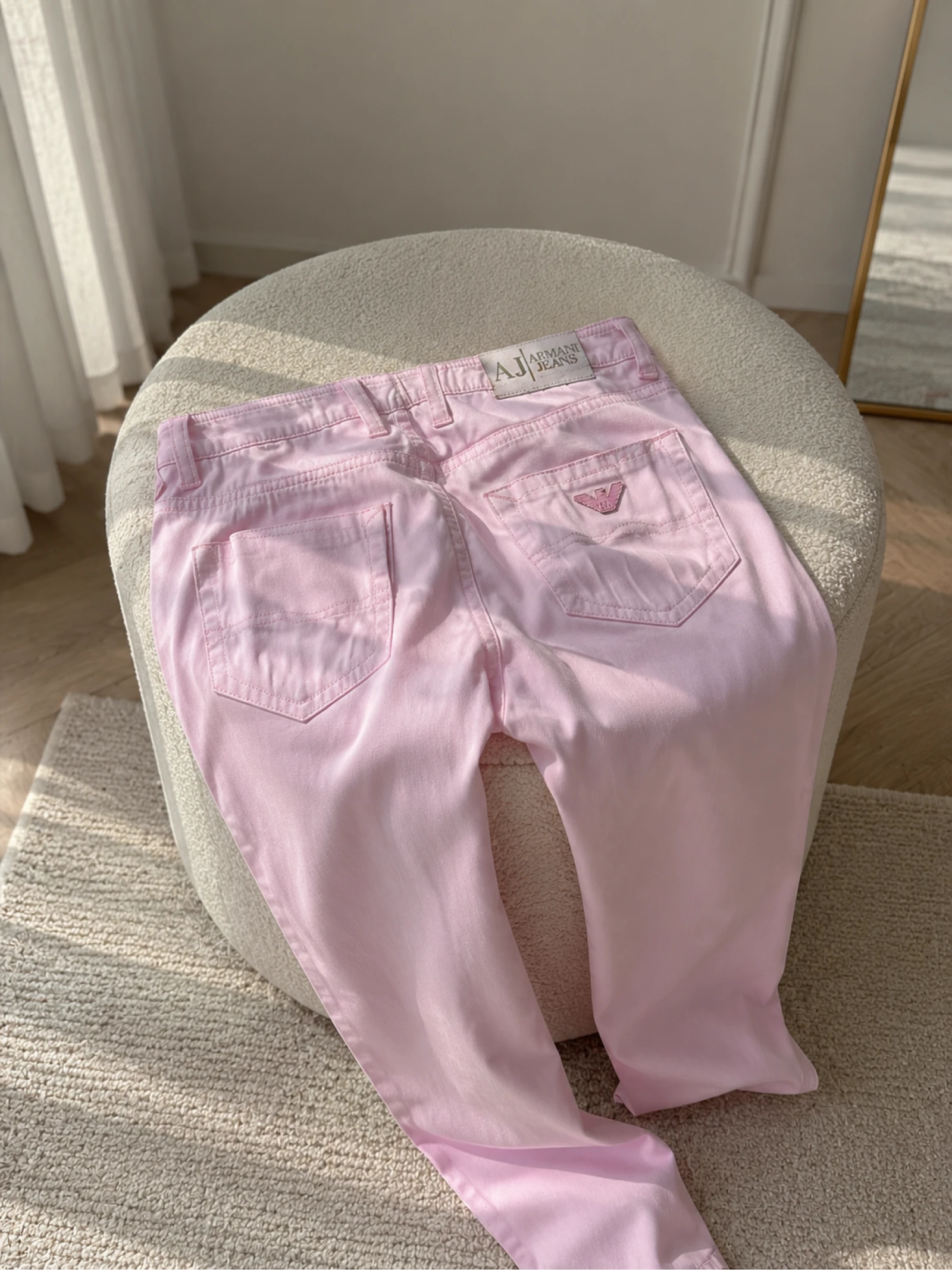 Armani Jeans – Jean Slim Rose Poudré